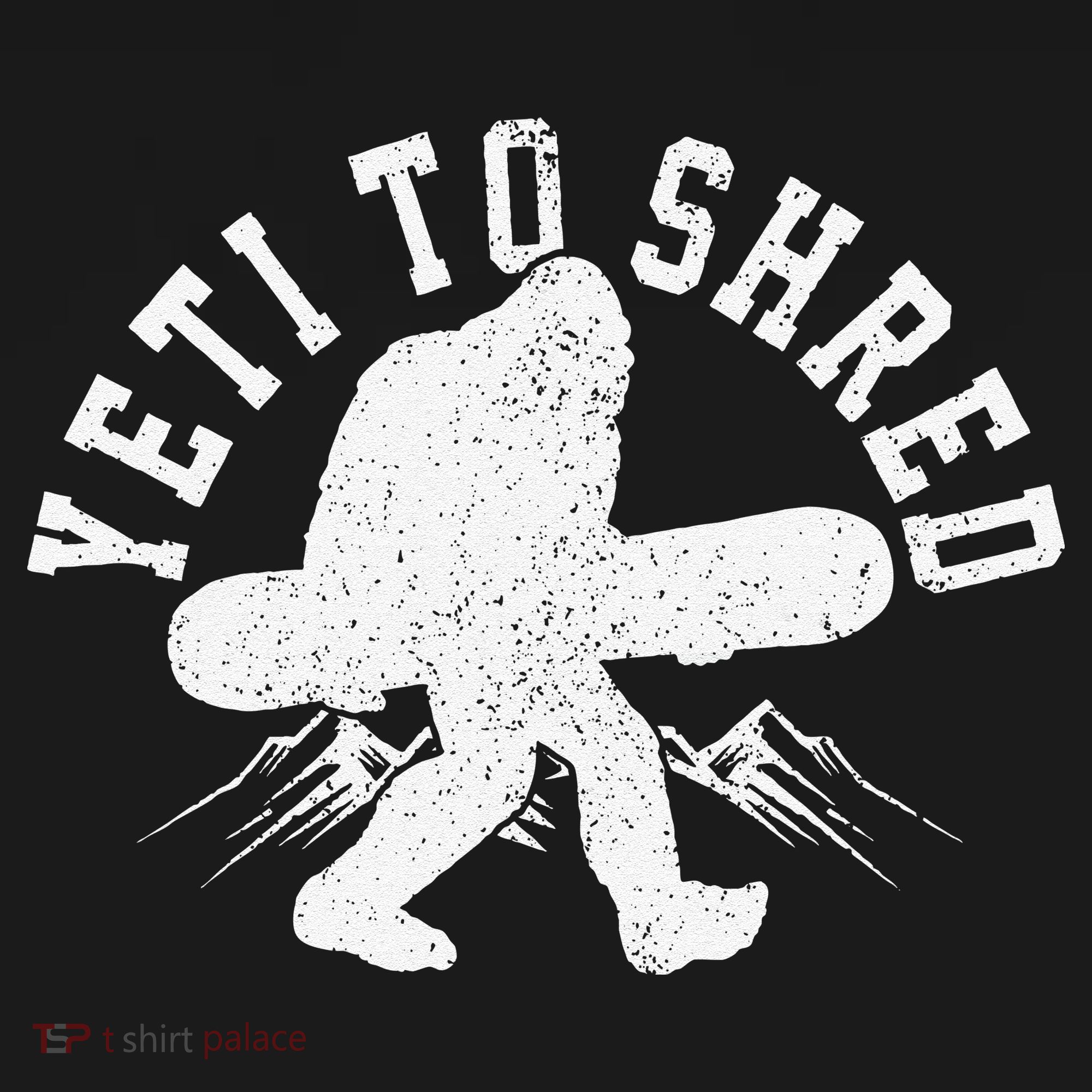 Snowboard Yeti To Shred Funny Snowboarding Bigfoot  Women's Hoodie