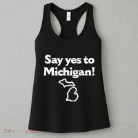Say Yes To Michigan Women's Tank Top thumb 3