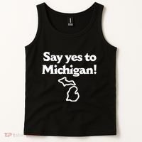 Say Yes To Michigan Tank Top thumb 2