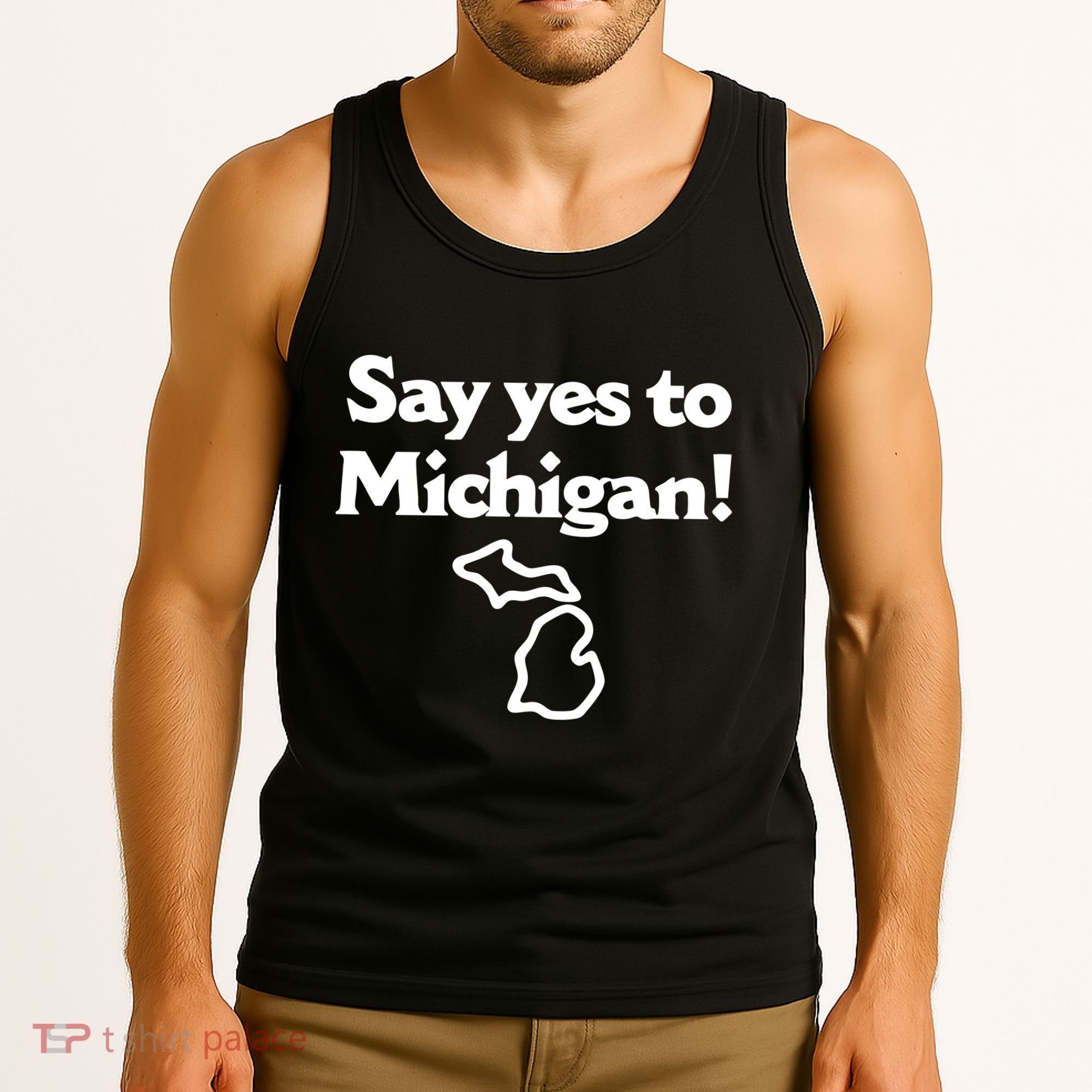 Say Yes To Michigan Tank Top