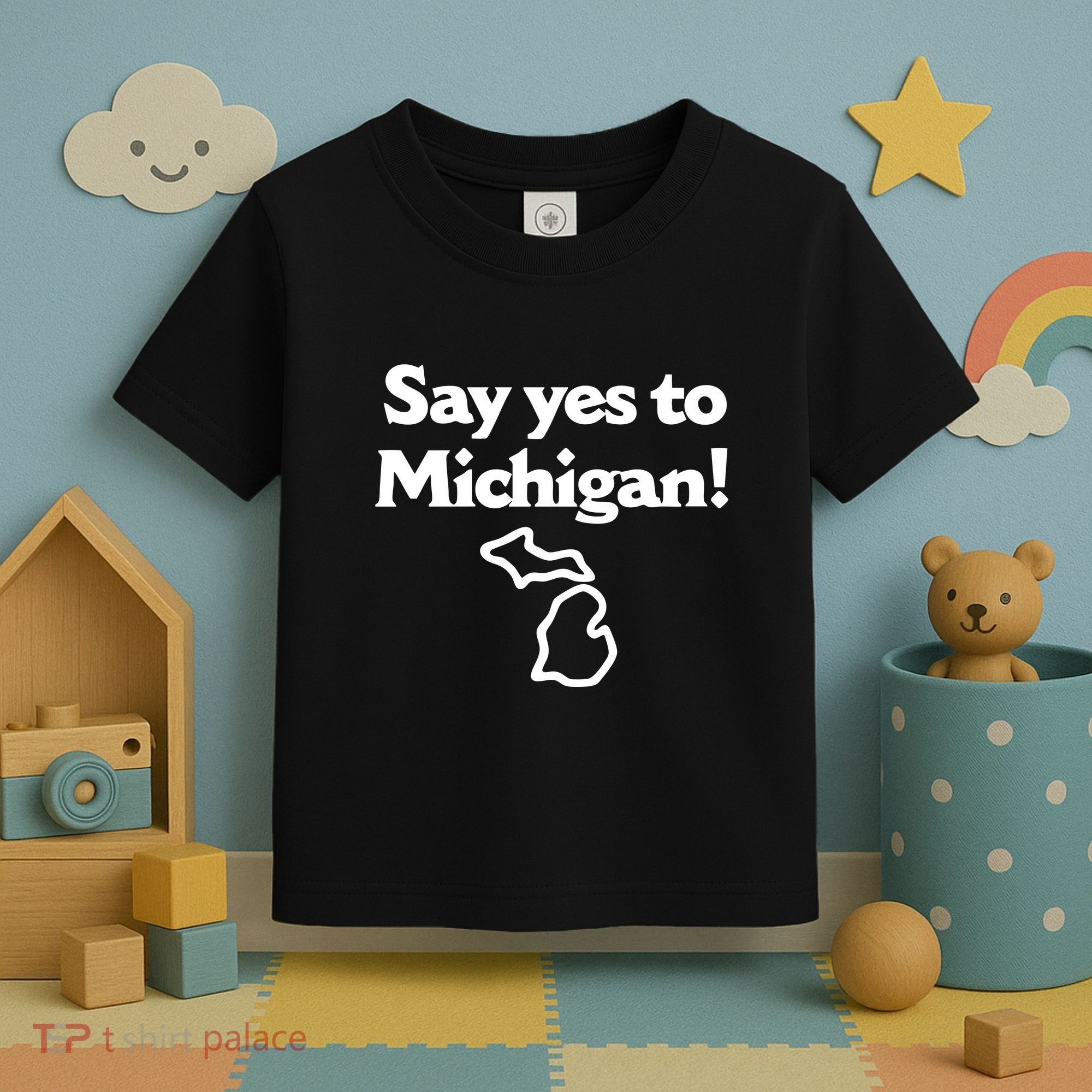 Say Yes To Michigan Toddler T-Shirt