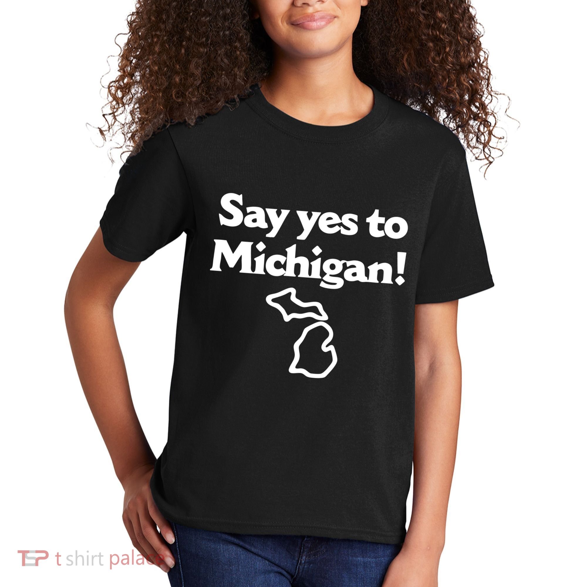 Say Yes To Michigan Kids T-Shirt
