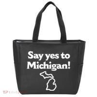 Say Yes To Michigan Tote Bag thumb 0