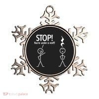 Stop You're Under A Rest Funny Ornament thumb 0