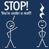Stop You're Under A Rest Funny Kids Sweatshirt thumb 2