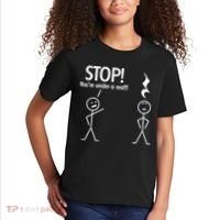 Stop You're Under A Rest Funny Kids T-Shirt thumb 2