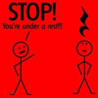 Stop You're Under A Rest Funny Santa Hat thumb 1