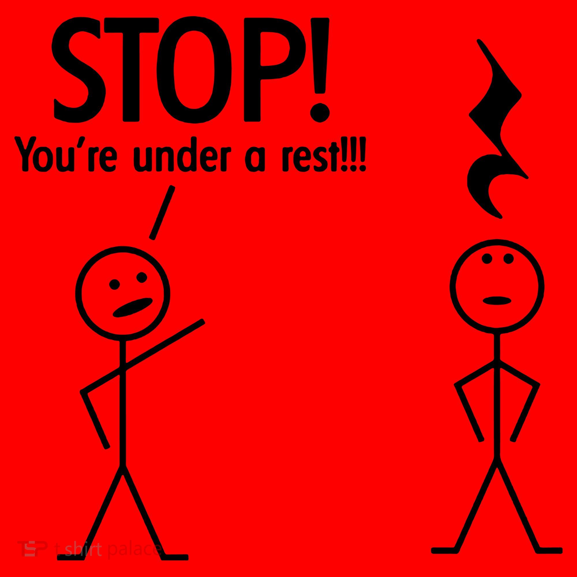Stop You're Under A Rest Funny Santa Hat