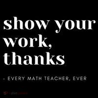 Show Your Work, Thanks Math Teacher Doggie Tank thumb 4