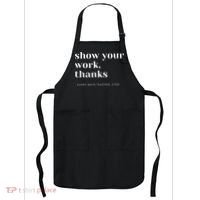 Show Your Work, Thanks Math Teacher Apron thumb 0