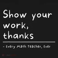 Show Your Work Thanks Math Teacher Mousepad thumb 1