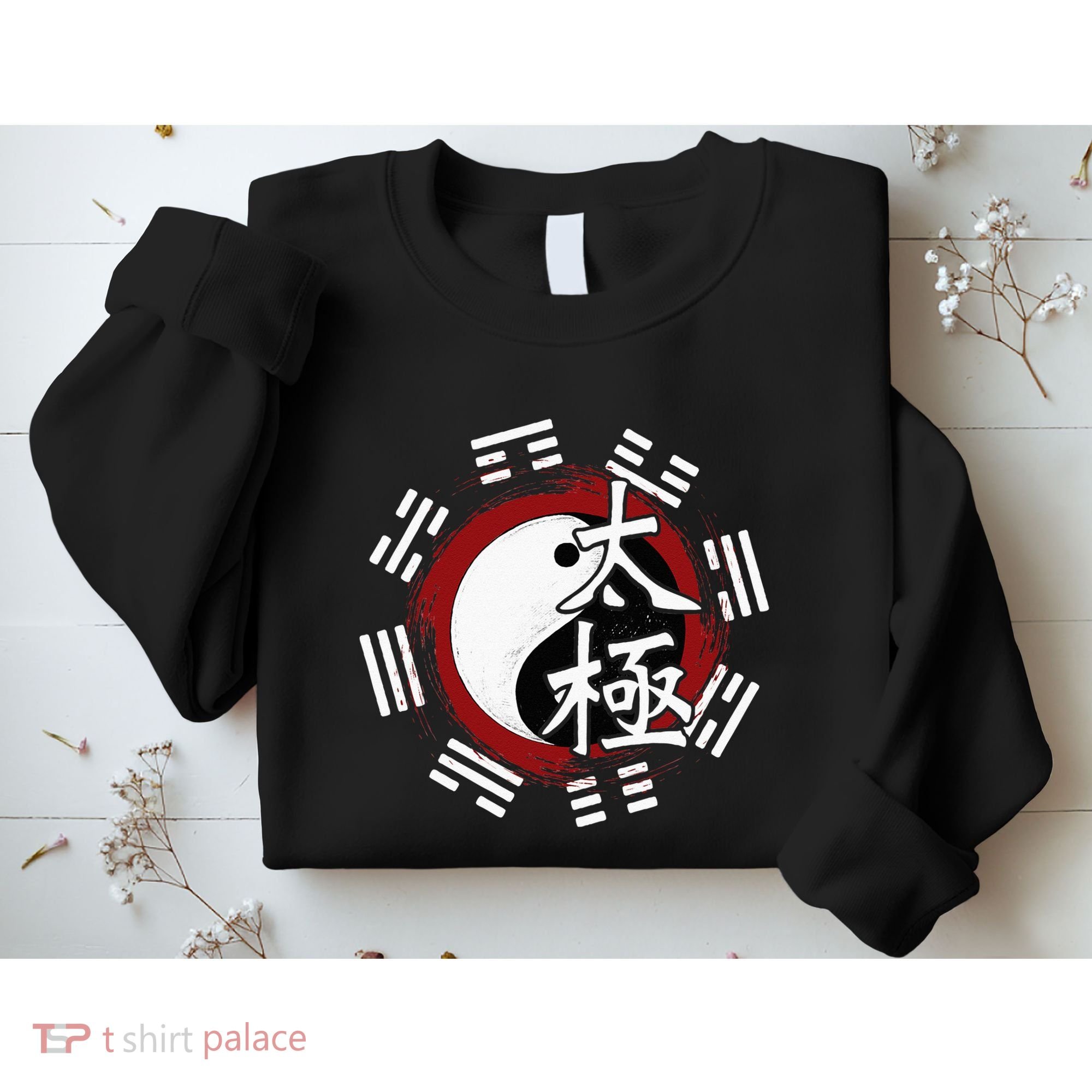 Spiritual Yin Yang Tai Chi Master Mind Body Wellness Sweatshirt