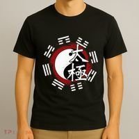 Spiritual Yin Yang Tai Chi Master Mind Body Wellness T-Shirt thumb 3