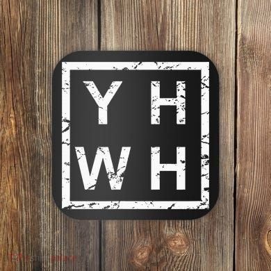 Stylish Yhwh Yahweh Coaster