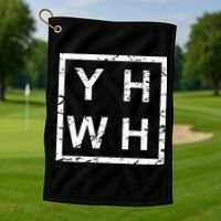 Stylish Yhwh Yahweh Golf Towel thumb 1