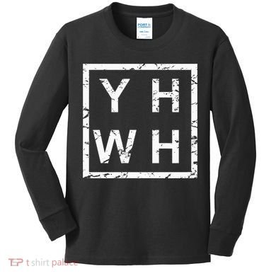 Stylish Yhwh Yahweh Kids Long Sleeve Shirt