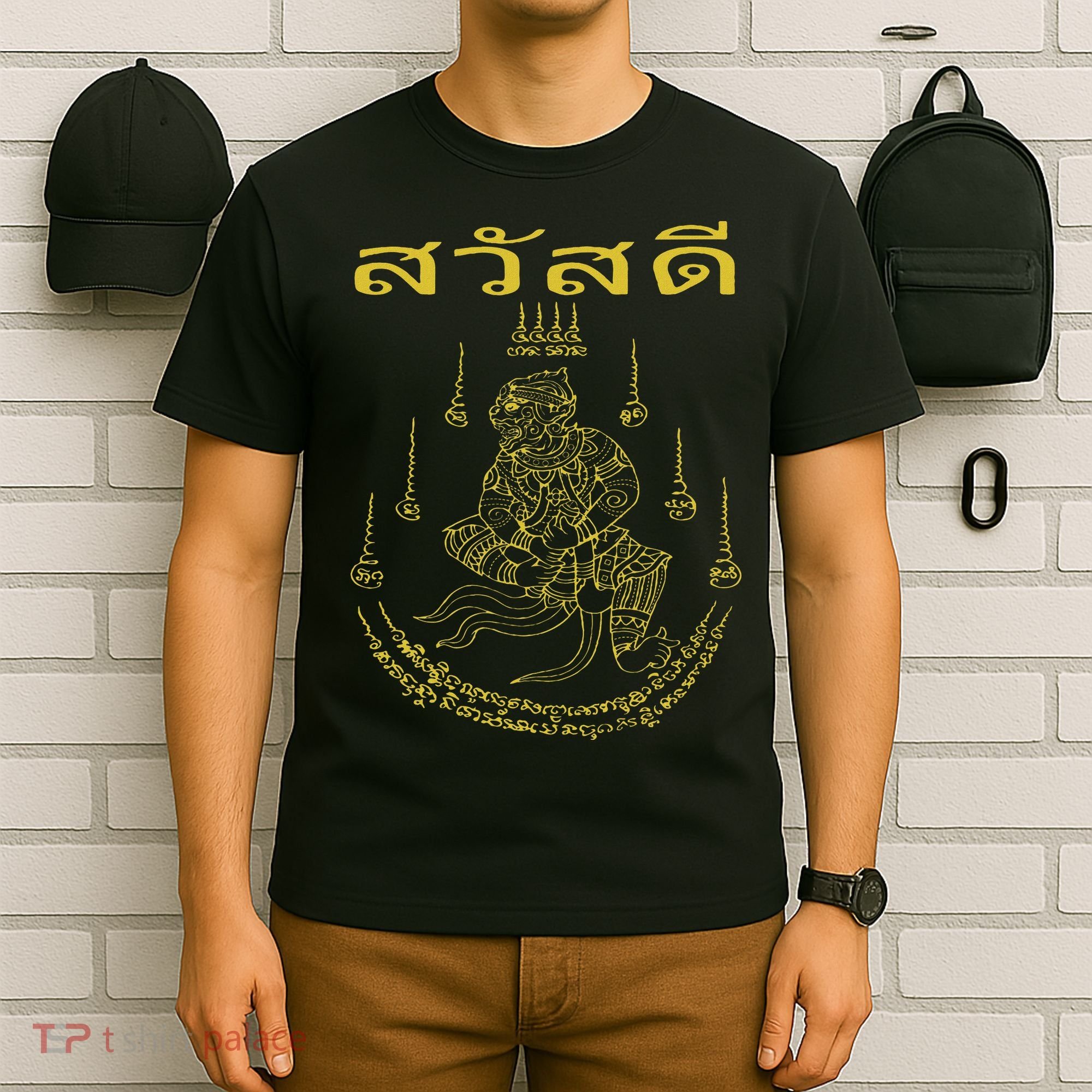 Sak Yant Yantra Thailand Tattoo Tattooing Buddhist Asian T-Shirt