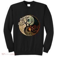 Spiritual Yin Yang Buddhist Tree Of Life Sweatshirt thumb 0