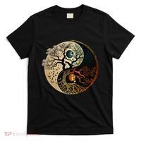 Spiritual Yin Yang Buddhist Tree Of Life T-Shirt thumb 0