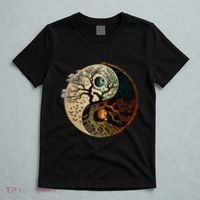 Spiritual Yin Yang Buddhist Tree Of Life T-Shirt thumb 5
