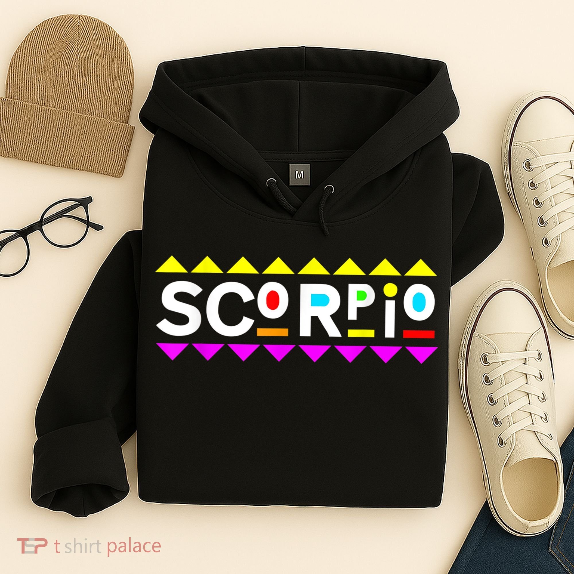 Scorpio Zodiac 90s Style Hoodie