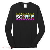 Scorpio Zodiac 90s Style Long Sleeve Shirt thumb 0