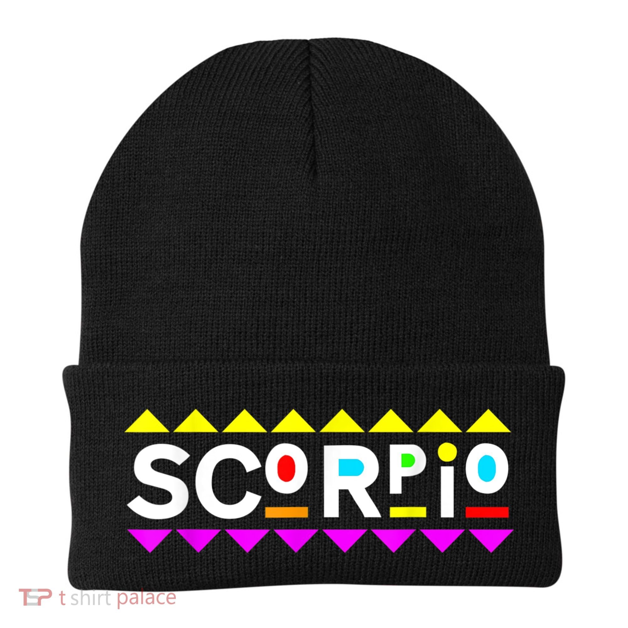 Scorpio Zodiac 90s Style Beanie