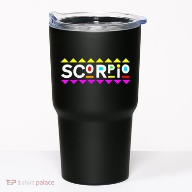Scorpio Zodiac 90s Style Tumbler