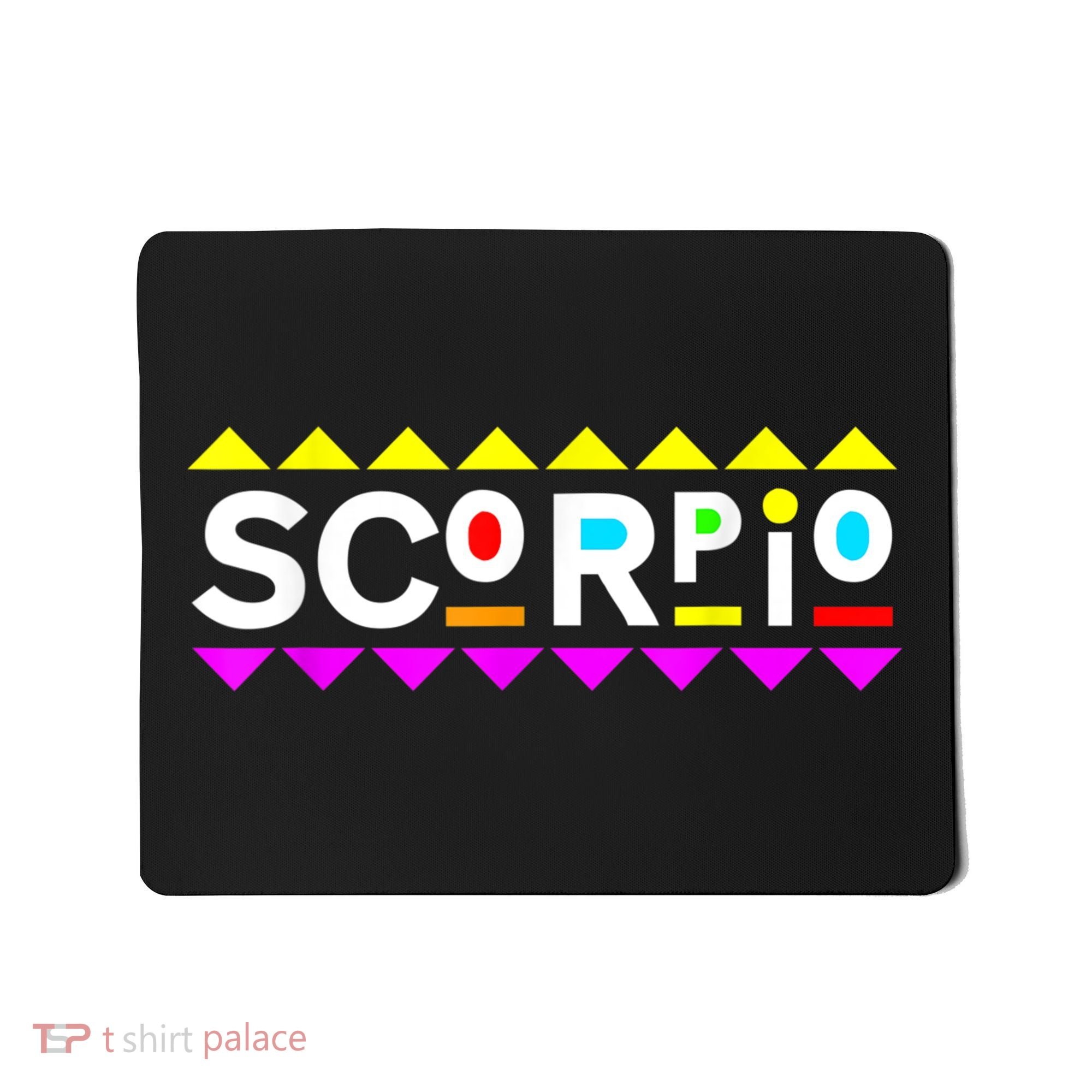 Scorpio Zodiac 90s Style Mousepad
