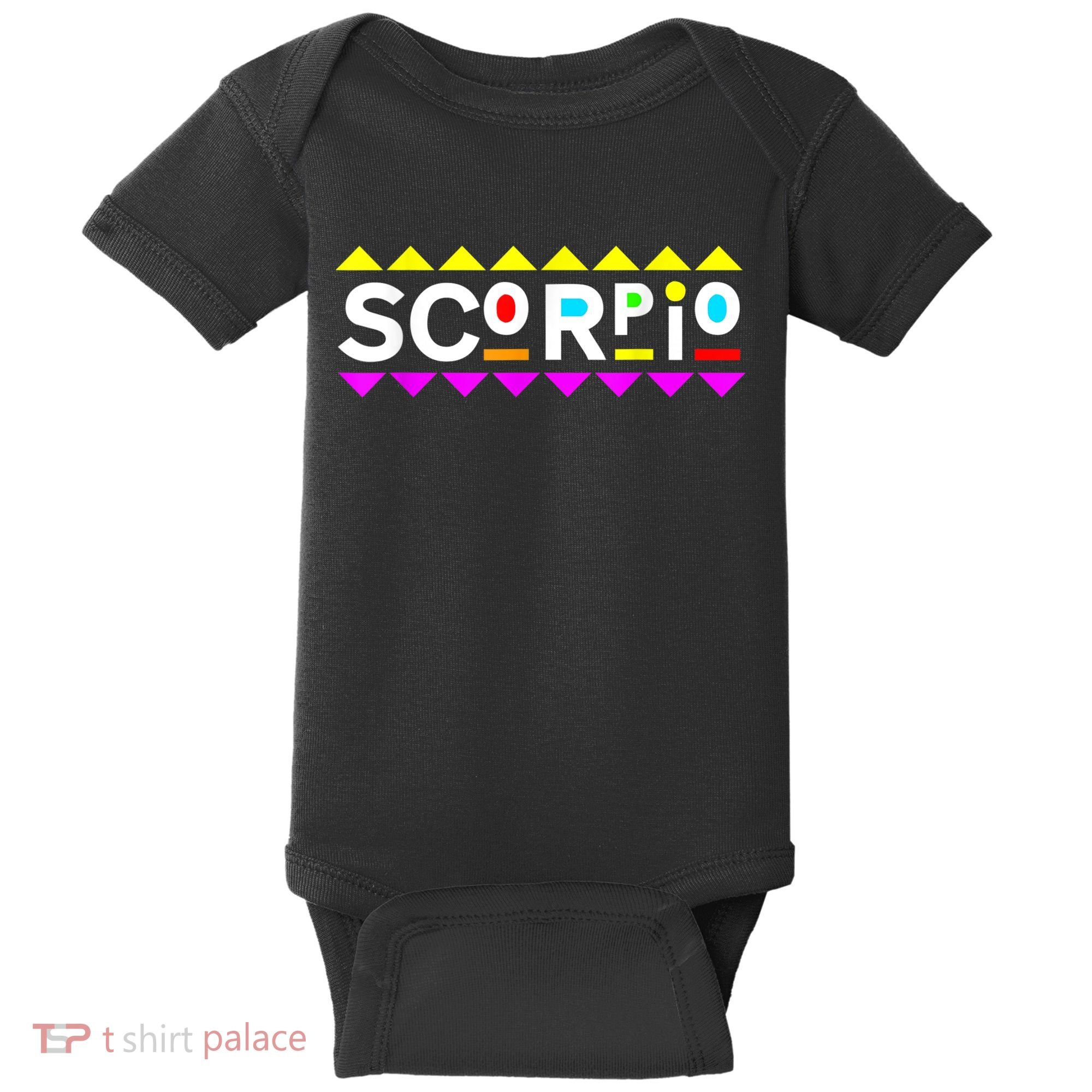 Scorpio Zodiac 90s Style Baby Bodysuit