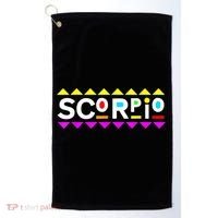 Scorpio Zodiac 90s Style Golf Towel thumb 0