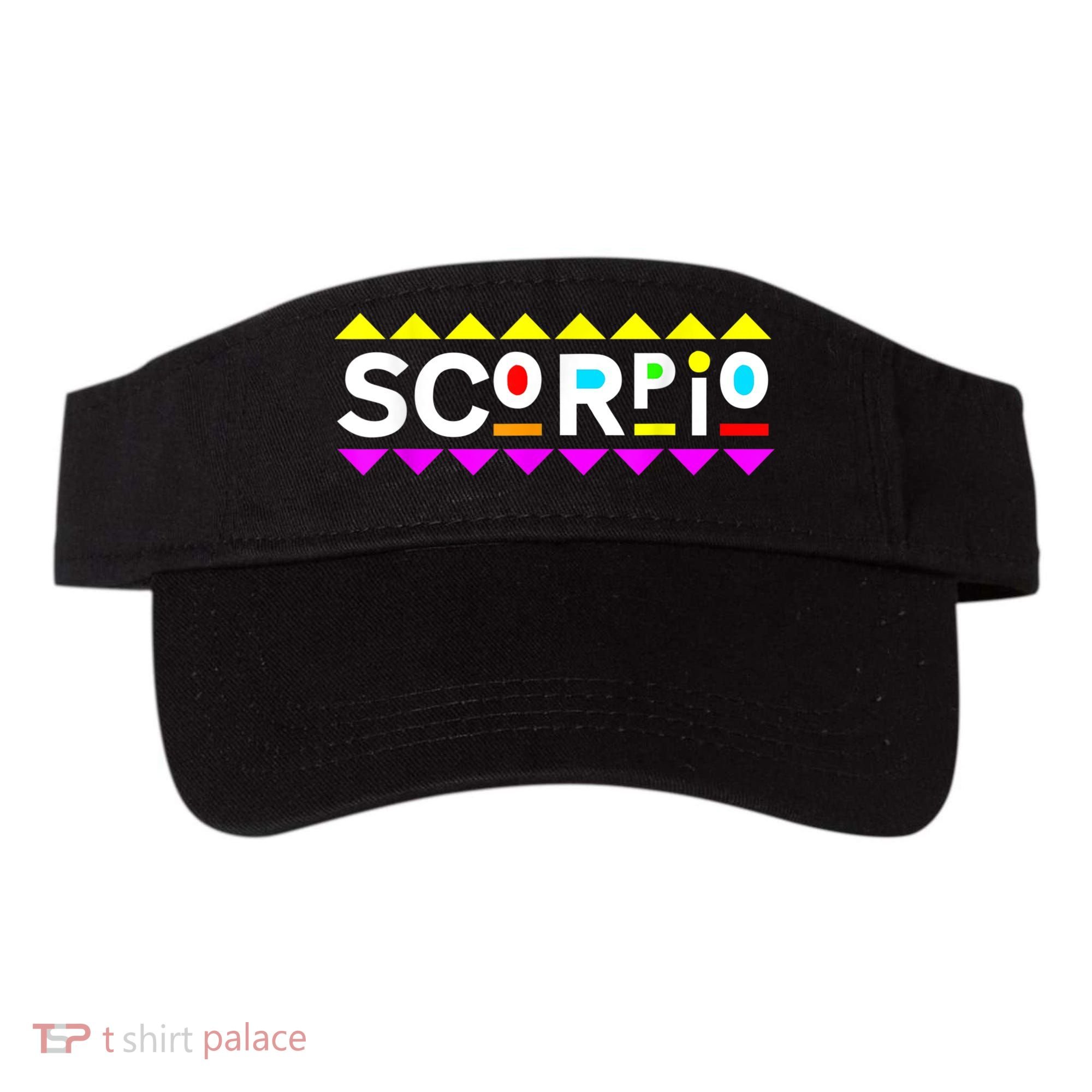 Scorpio Zodiac 90s Style Visor