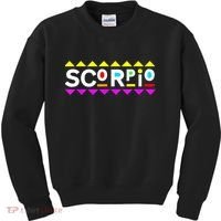 Scorpio Zodiac 90s Style Kids Sweatshirt thumb 0