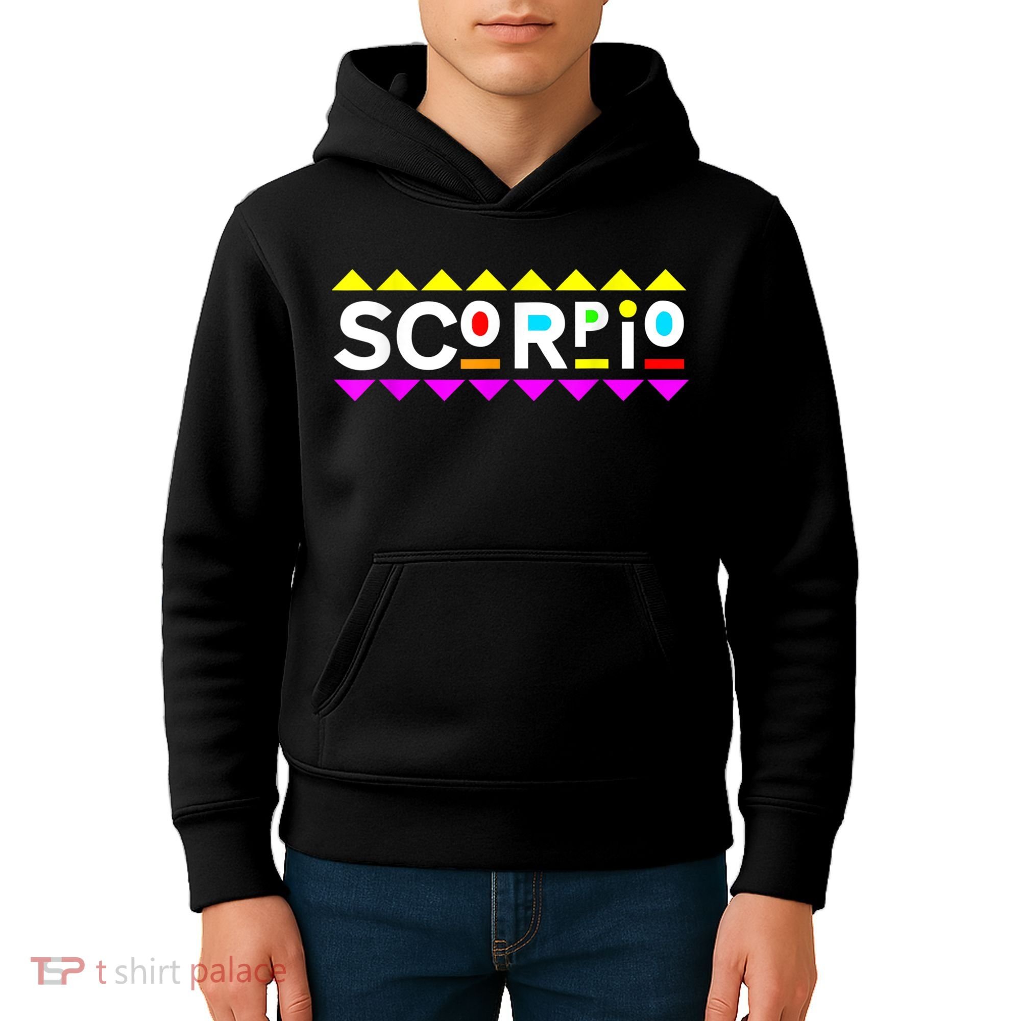 Scorpio Zodiac 90s Style Kids Hoodie