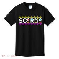 Scorpio Zodiac 90s Style Kids T-Shirt thumb 0