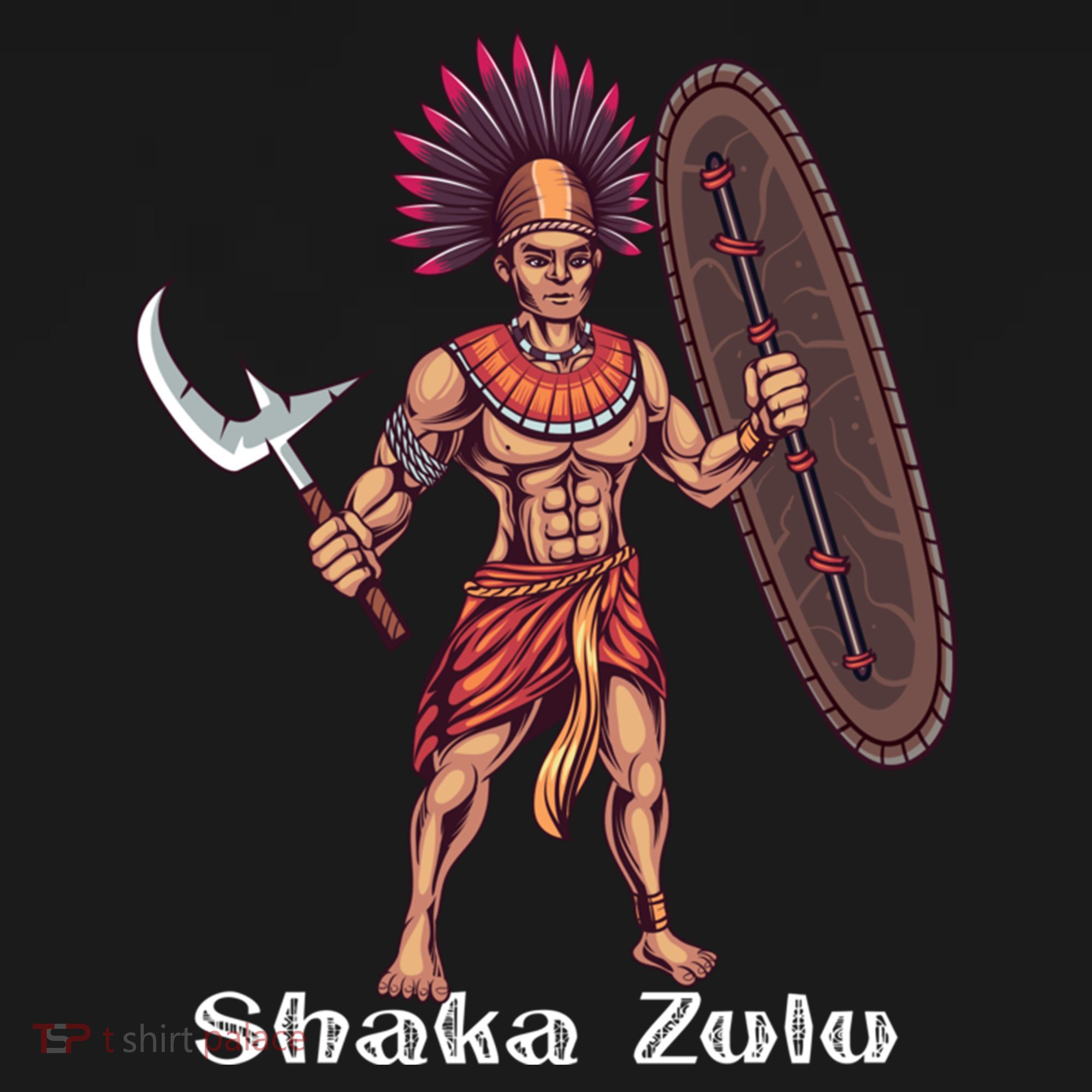 Shaka Zulu African Warrior Leader African King Juneteenth Gift Women's Hoodie