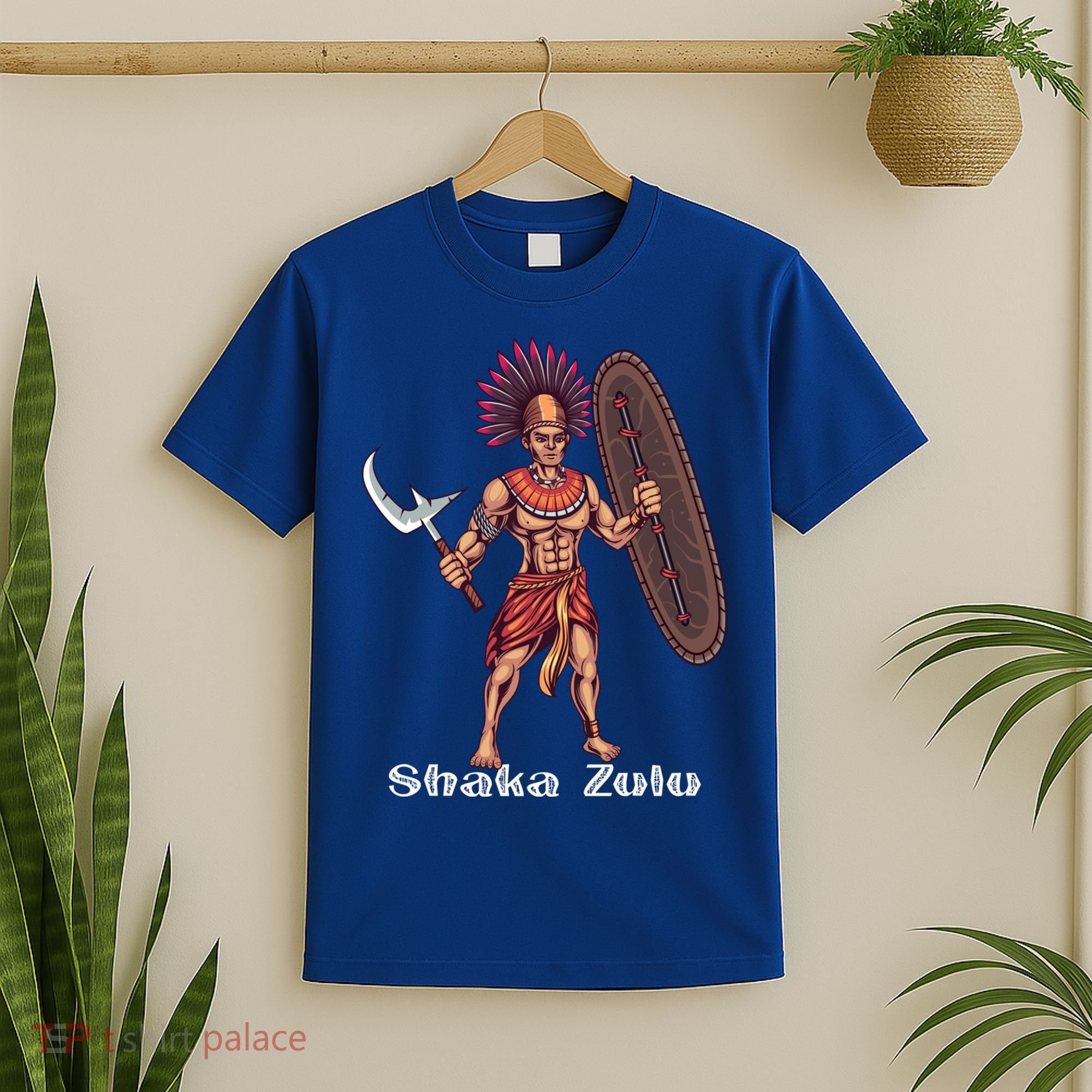 Shaka Zulu African Warrior Leader African King Juneteenth Gift T-Shirt