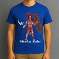 Shaka Zulu African Warrior Leader African King Juneteenth Gift T-Shirt thumb 3