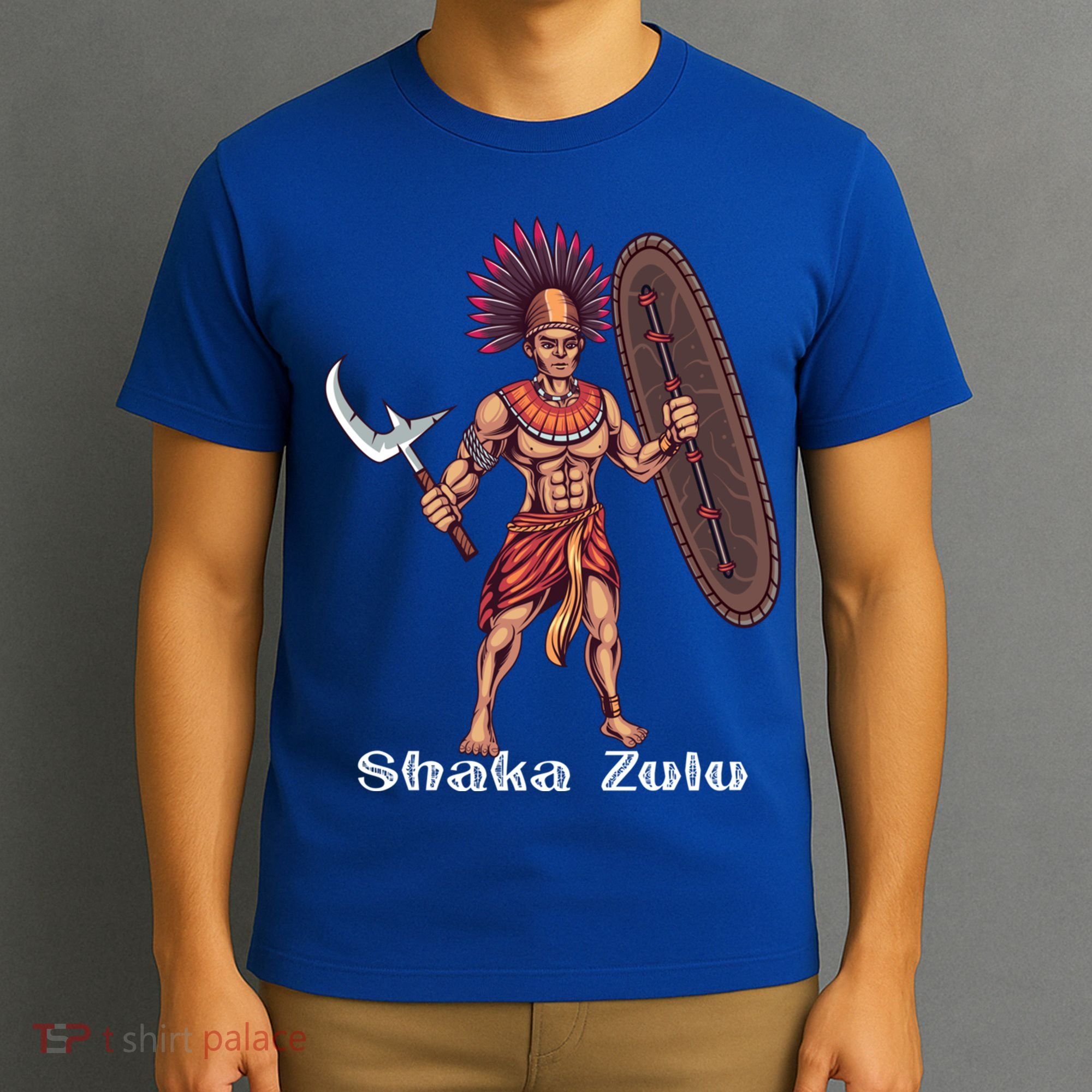 Shaka Zulu African Warrior Leader African King Juneteenth Gift T-Shirt