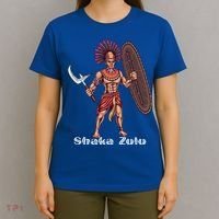 Shaka Zulu African Warrior Leader African King Juneteenth Gift T-Shirt thumb 4
