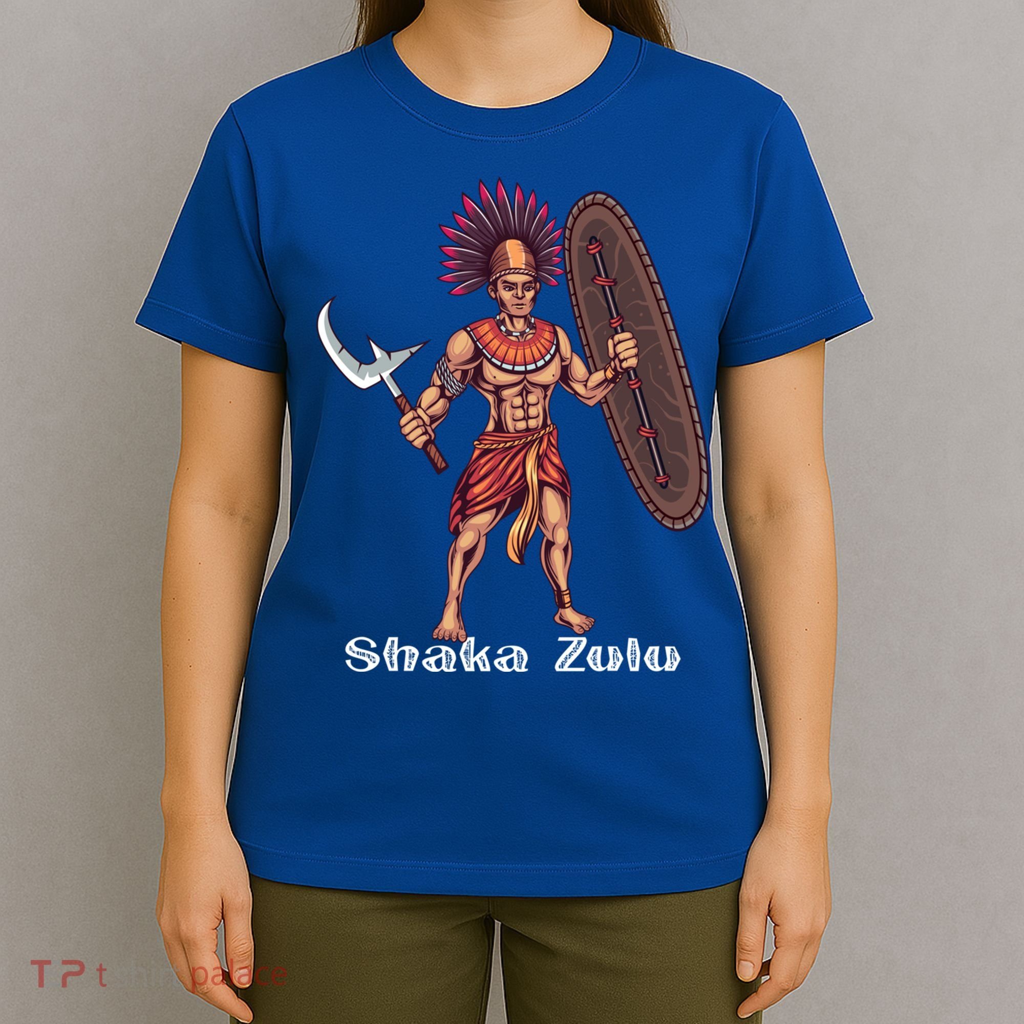 Shaka Zulu African Warrior Leader African King Juneteenth Gift T-Shirt
