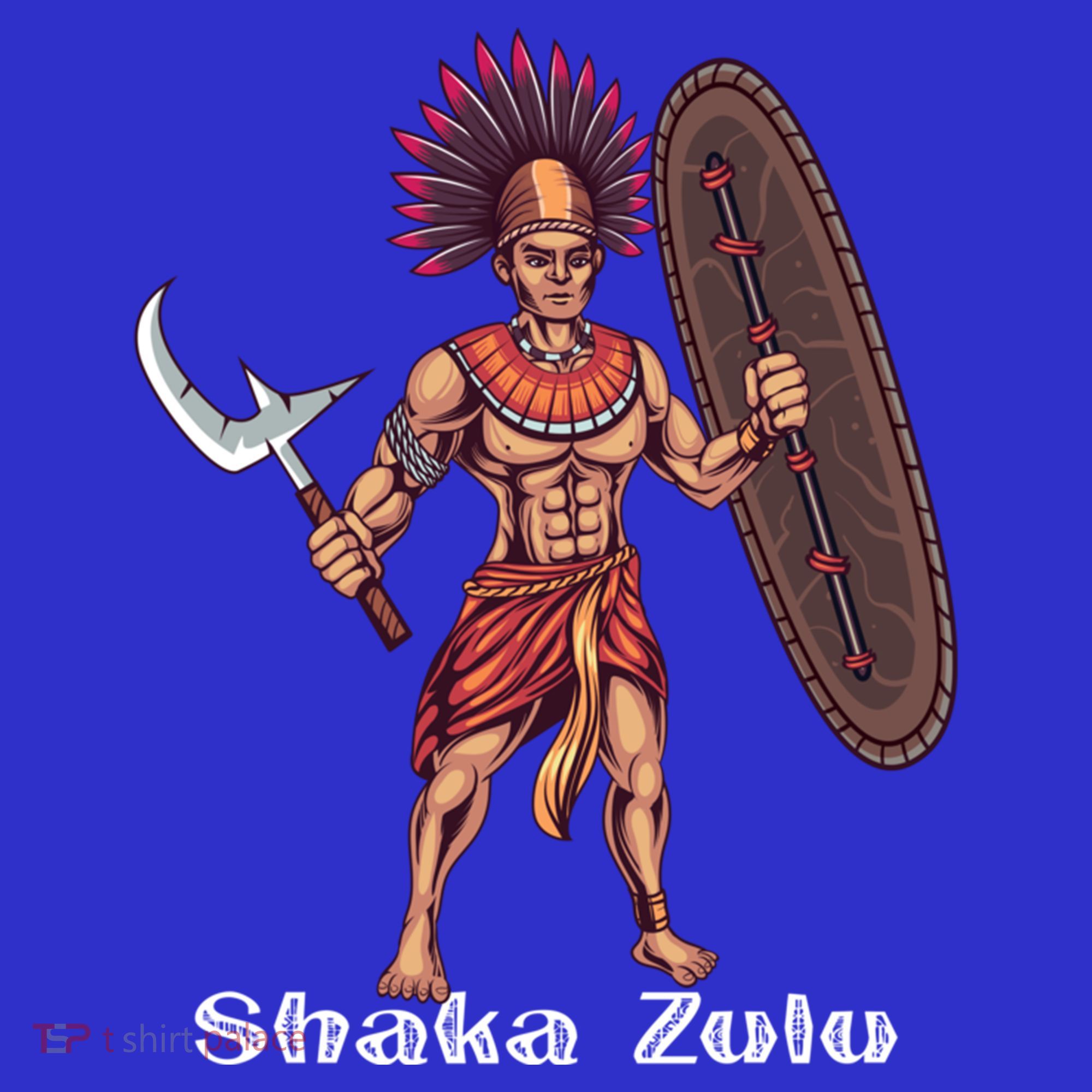 Shaka Zulu African Warrior Leader African King Juneteenth Gift T-Shirt