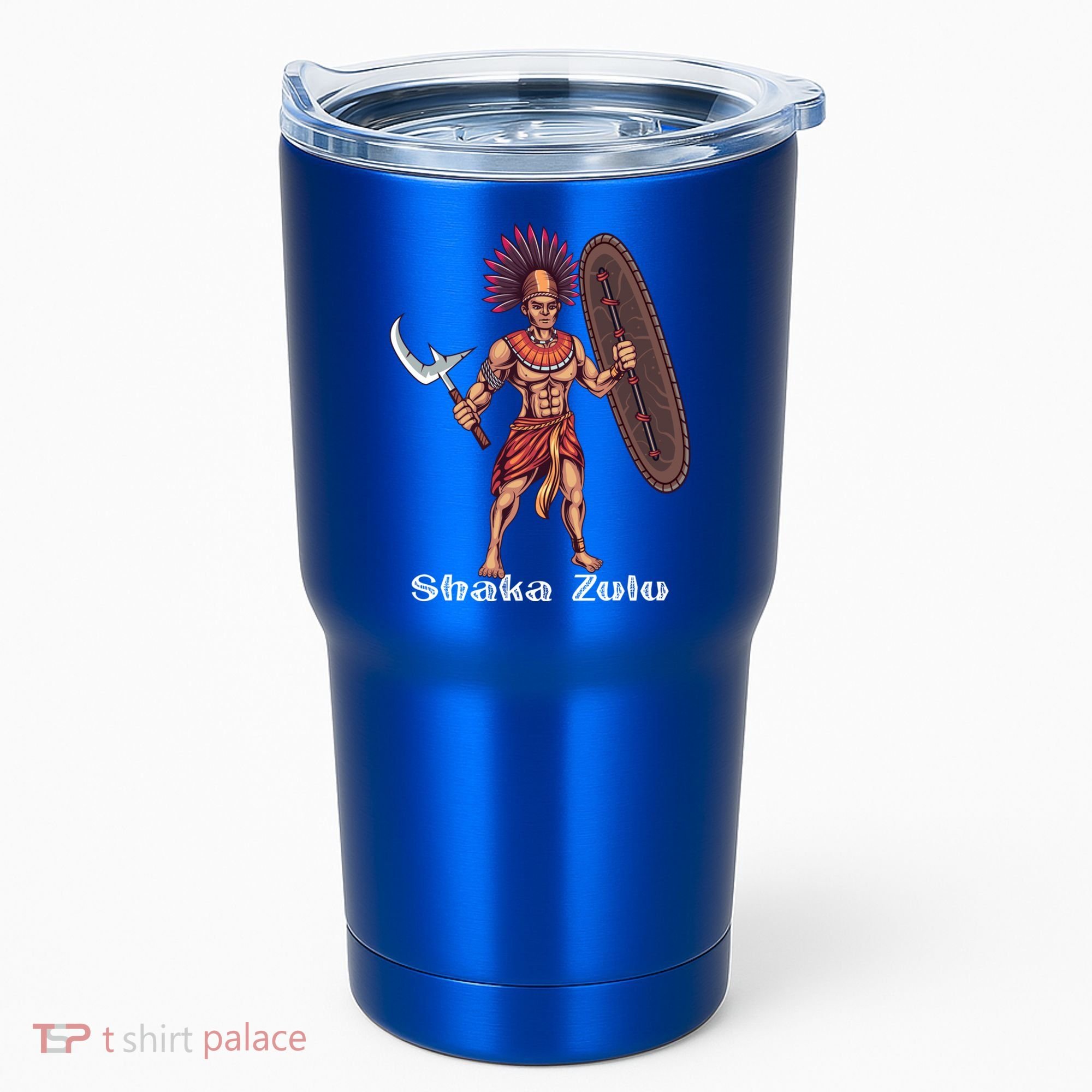 Shaka Zulu African Warrior Leader African King Juneteenth Gift Tumbler