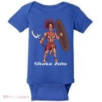 Shaka Zulu African Warrior Leader African King Juneteenth Gift Baby Bodysuit thumb 0