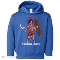 Shaka Zulu African Warrior Leader African King Juneteenth Gift Toddler Hoodie thumb 0
