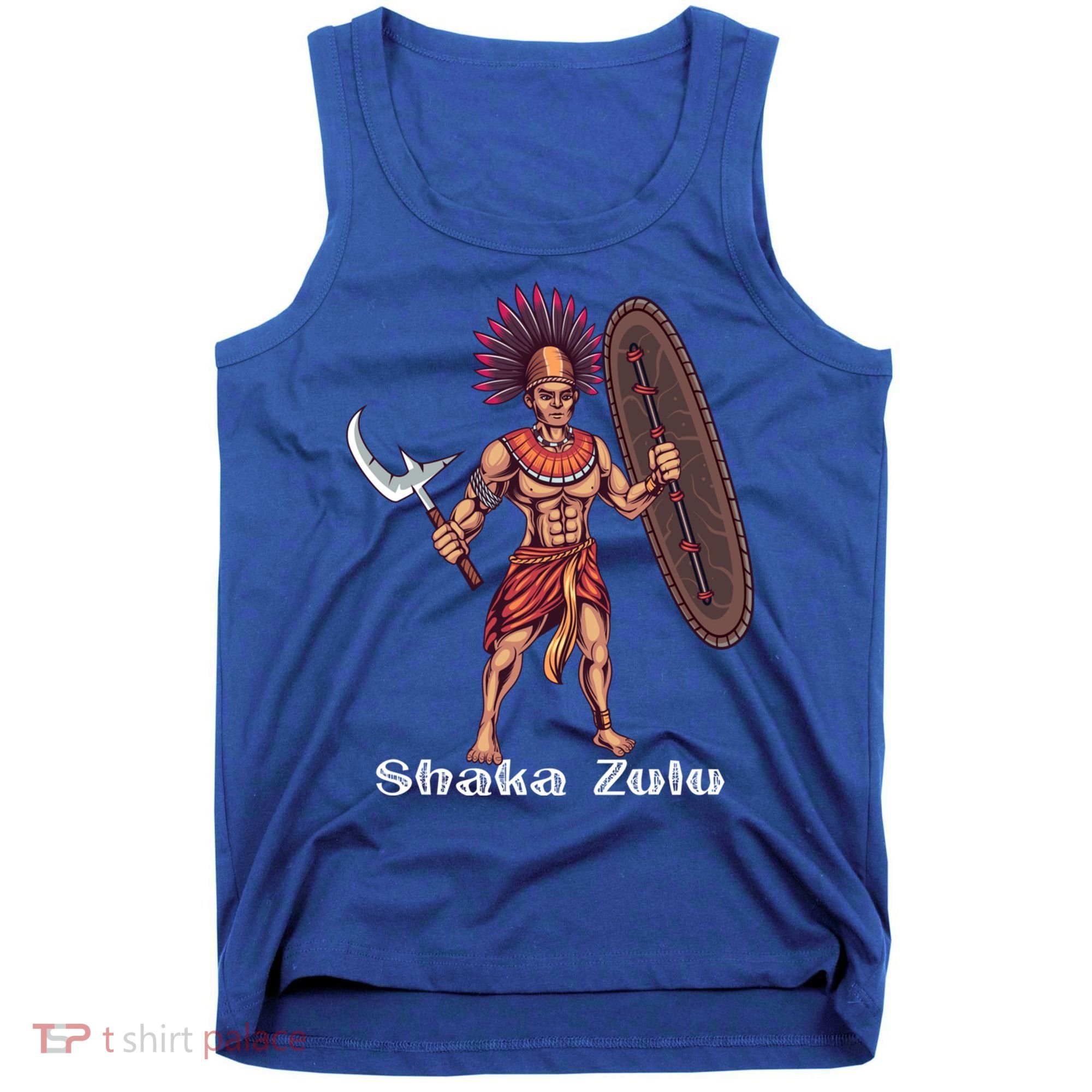 Shaka Zulu African Warrior Leader African King Juneteenth Gift Tank Top