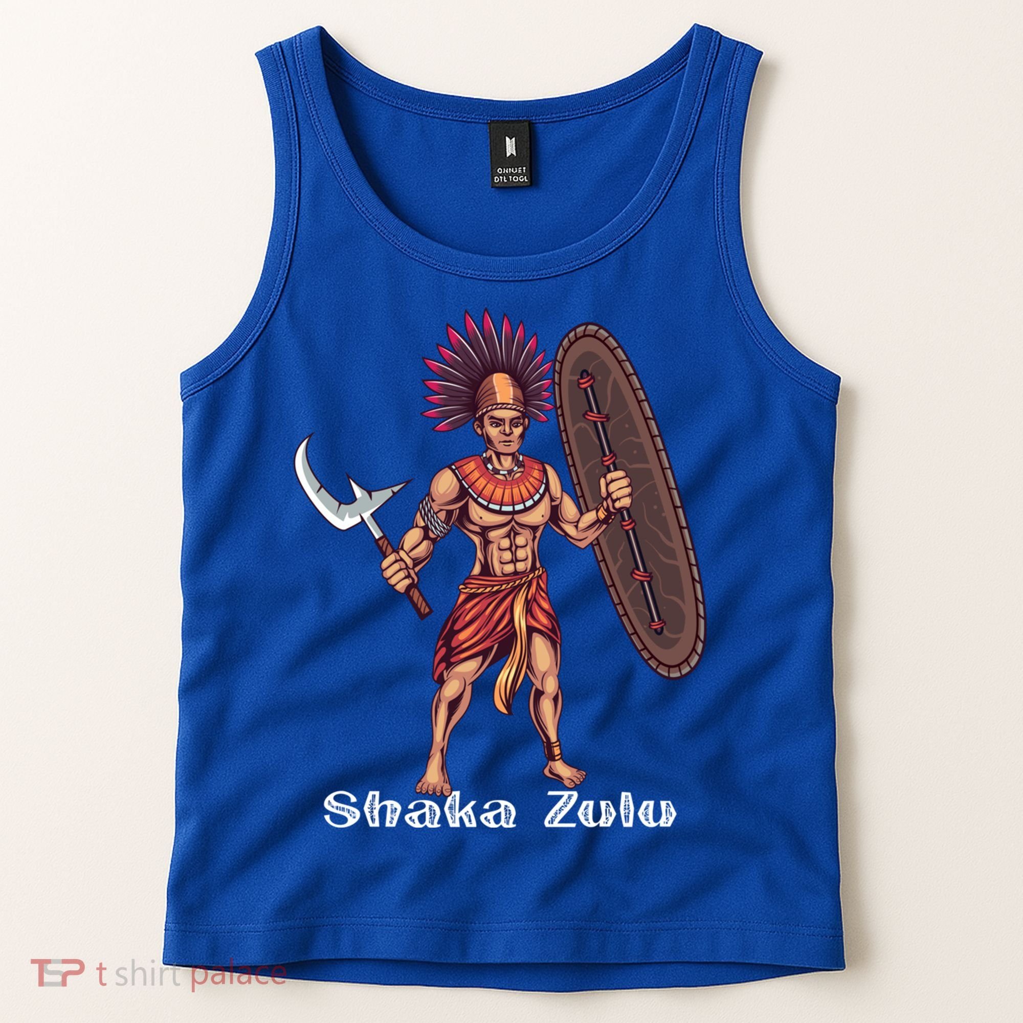 Shaka Zulu African Warrior Leader African King Juneteenth Gift Tank Top