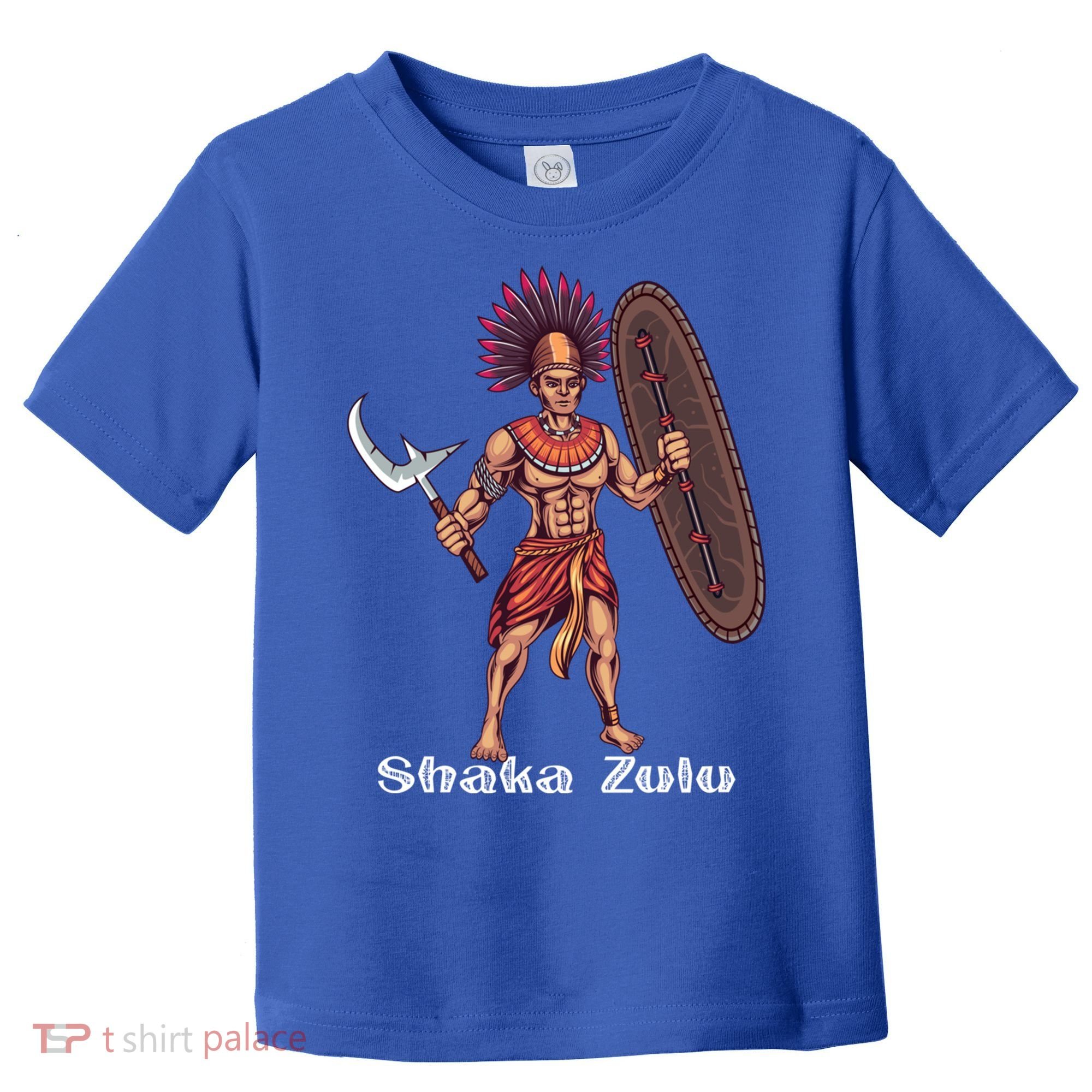 Shaka Zulu African Warrior Leader African King Juneteenth Gift Toddler T-Shirt
