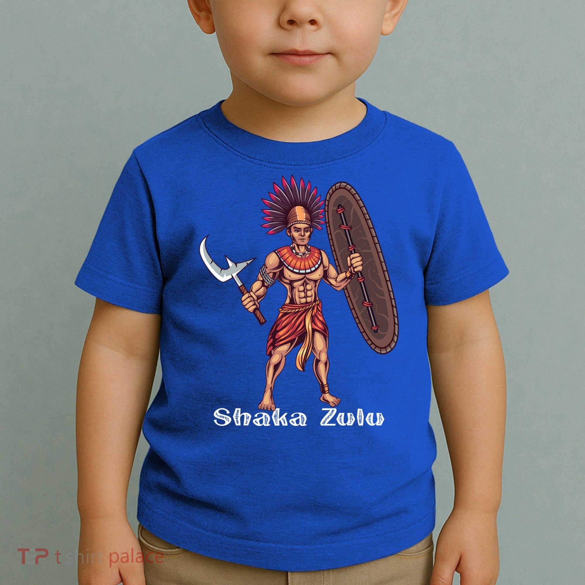 Shaka Zulu African Warrior Leader African King Juneteenth Gift Toddler T-Shirt