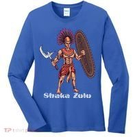 Shaka Zulu African Warrior Leader African King Juneteenth Gift Women's Long Sleeve Shirt thumb 0